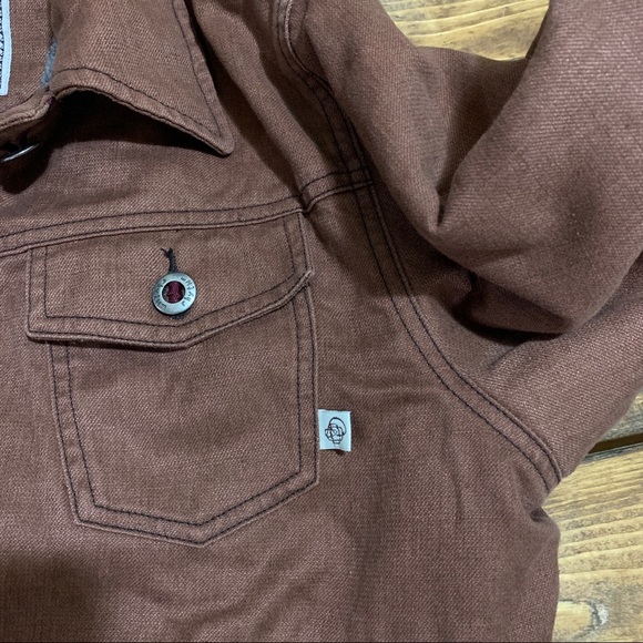 Rare 🤩 Patagonia Hemp Denim Rhythm Jacket Brown - Picture 5 of 8